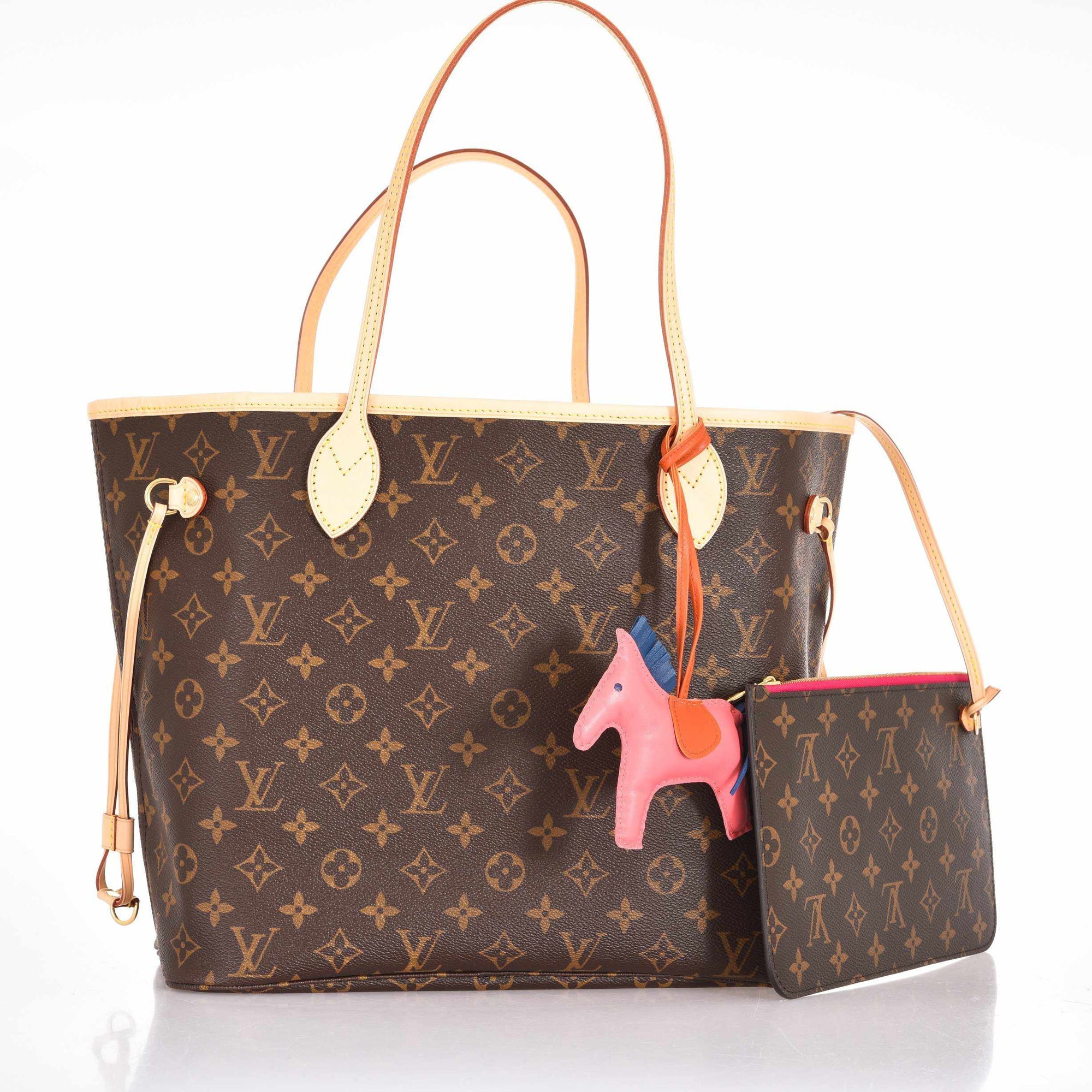 Louis Vuitton Saint Barth Neverfull Rose Ballerine Tote