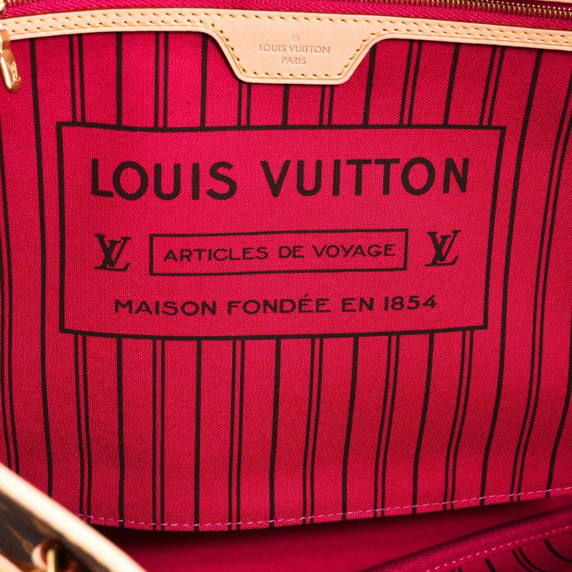Louis Vuitton Saint Barth Neverfull Rose Ballerine Tote