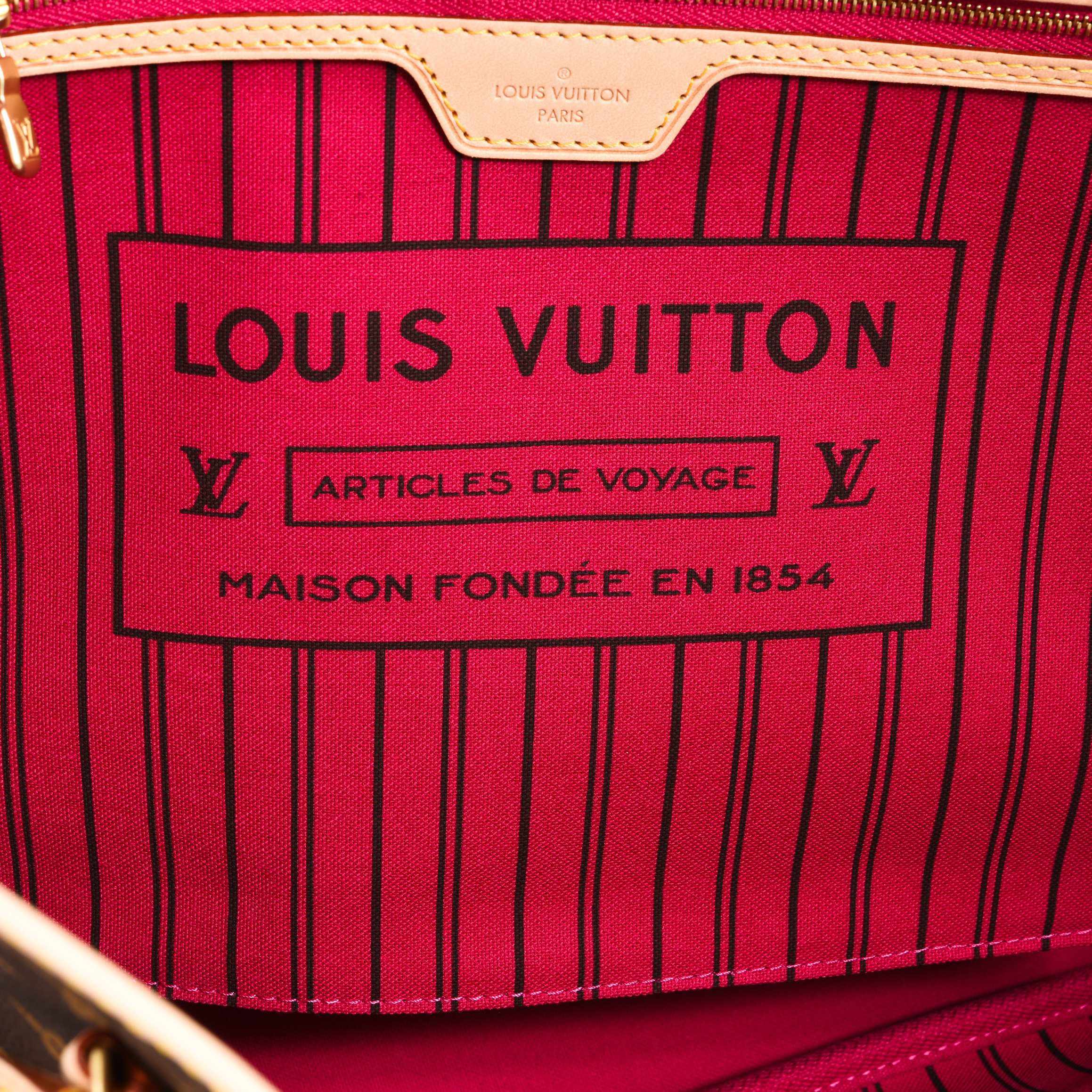 Louis Vuitton Saint Barth Neverfull Rose Ballerine Tote