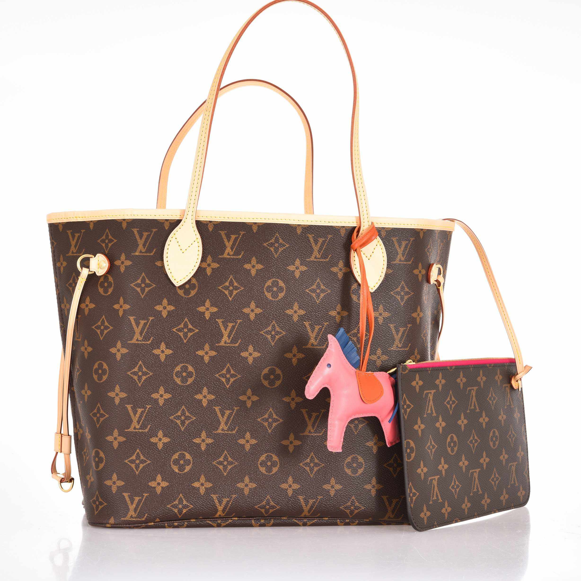 Louis Vuitton Saint Barth Neverfull Rose Ballerine Tote Stunning Limited