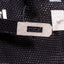 Vintage Hermès Birkin 25 Black Salvator Lizard With Jacob & Co. White Gold & Diamond Hardware - 2009, Square M