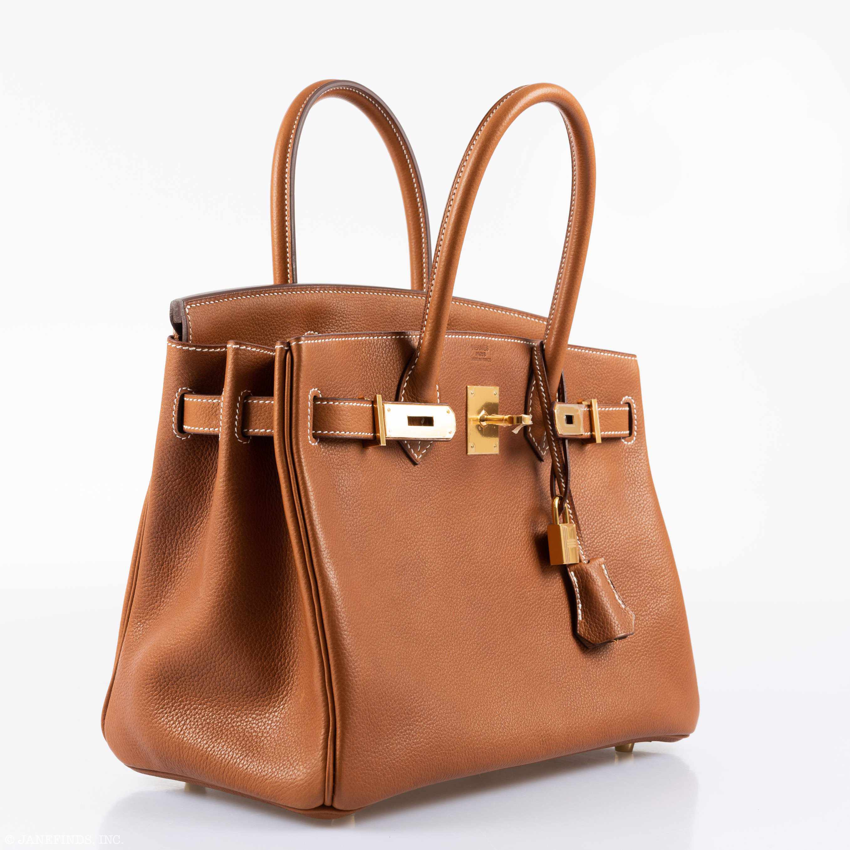 Hermès Birkin 30 Fauve Barenia Faubourg Gold Hardware