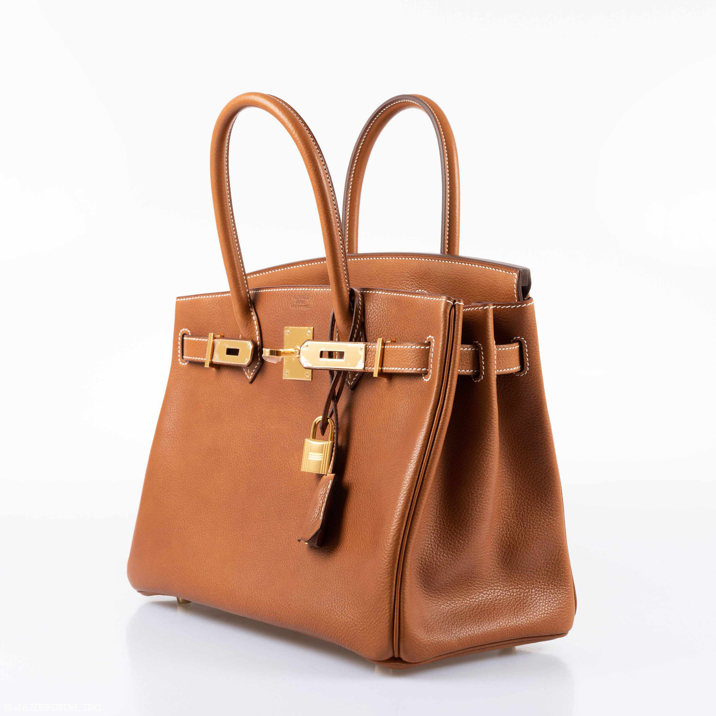 Hermès Birkin 30 Fauve Barenia Faubourg Gold Hardware